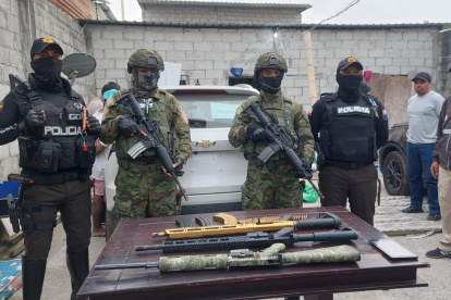 Personal de la Policía Nacional participó del operativo