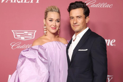 Katy Perry y Orlando Bloom.
