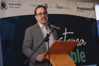 El ministro de Ambiente y Transición Ecológica, Gustavo Manrique, asumió el cargo al inicio del Gobierno de Lasso.