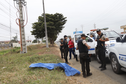 Suceso. El cadáver se encontraba tirado a un costado de la vía Salitre.