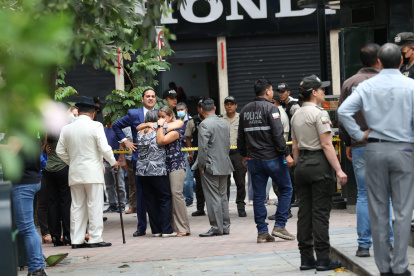 Dolor. El asesinato del fiscal Édgar Escobar consternó e indignó a la vez a sus familiares y compañeros