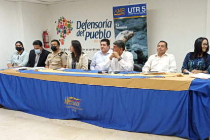 Reunión. La reunión de autoridades se dio en el centro de la ciudad de Guayaquil y duró más de cinco horas.
