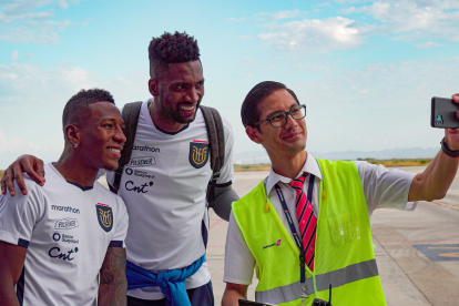 Los seleccionados nacionales llegaron el pasado miércoles 21 de septiembre de 2022 a Murcia, sede del primer partido.