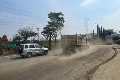 Problema. Las calles de la zona se encuentran llenas de polvo.