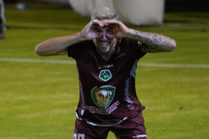 El delantero Santiago Giordana marcó dos goles para Mushuc Runa, la noche de este jueves 22 de septiembre de 2022