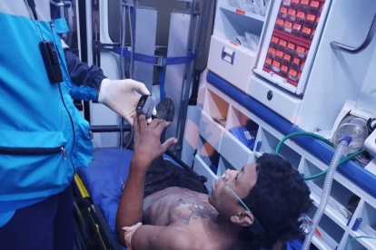 Durán. El individuo fue trasladado a un centro de salud, en Guayaquil.
