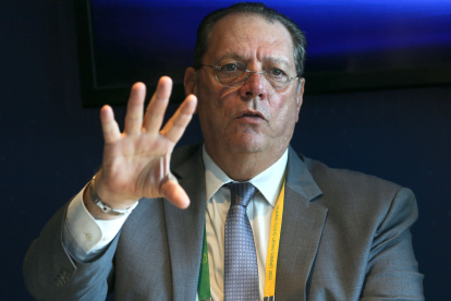 El vicepresidente de Relaciones Públicas de Huawei para Latinoamérica y el Caribe, Atilio Rulli, participa en el evento "Huawei Cloud Latam Summit", en Río de Janeiro (Brasil),