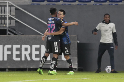 Fernando Gaibor marcó el solitario gol de los rayados.