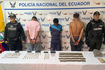 Los detenidos tras el hecho violento registrado en Ciudad Victoria.