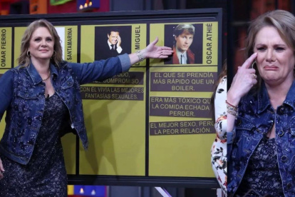 Érika Buenfil en el programa