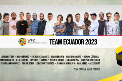 Representantes. La Asociación de Fotógrafos Ecuatorianos (AFE), anunció la lista de integrantes del equipo nacional.