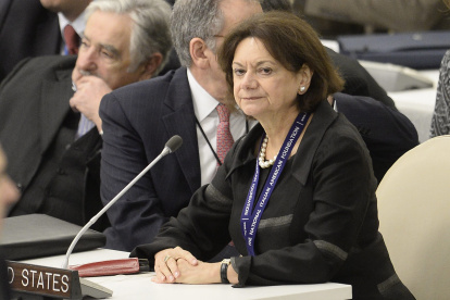 La subsecretaria general de la ONU, Rosemary DiCarlo, en una imagen de archivo. EFE/Andrew Gombert