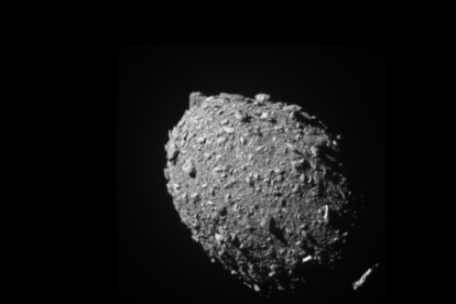 Aspecto del asteroide Dymorphos antes del impacto