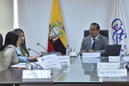 Reunión. Mientras el CPCCS sesionaba ayer se presentó un pedido de aclaración a la Corte Constitucional y el oficio para el inicio del proceso de selección.