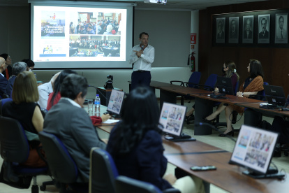 Encuentro. La presentación oficial de Guayaquil 20-50 se llevó a cabo en la Cámara de la Construcción.