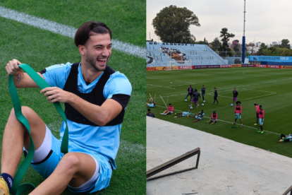 Así se viven los entrenamientos con Independiente.