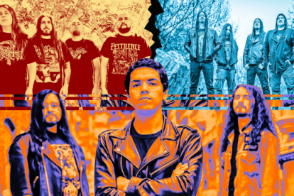 Inanna, Sadism y Soulrost, tres bandas insignes del rock chileno.