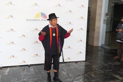 Salvador Quishpe criticó algunas omisiones de las autoridades que comparecieron para explicar sus acciones frente a este femicidio.