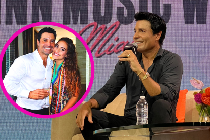 Chayanne y su hija Isadora Figueroa.