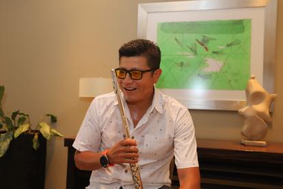 El flautista guayaquileño estará acompañado de la Orquesta Sinfónica de Guayaquil.