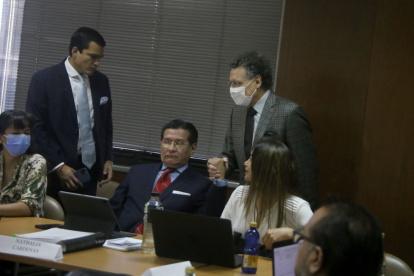 Caso. El excontralor Pablo Celi, en una de las audiencias por Las Torres.