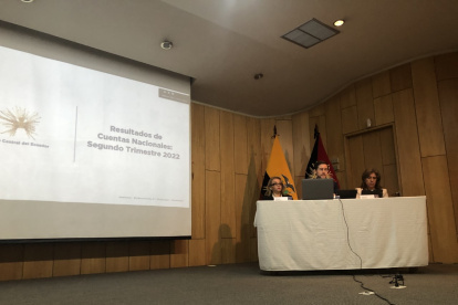 El gerente del BCE, Guillermo Avellán, dio los resultados económicos del segundo trimestre de 2022.