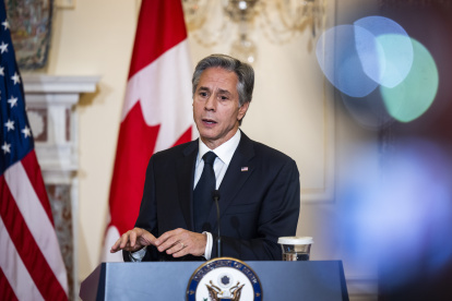 Washington, Antony Blinken está en Lima para la reunión de la OEA.   /JIM LO SCALZO