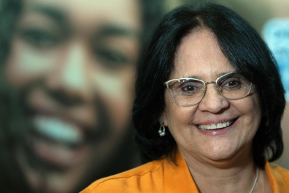 La pastora evangélica Damares Alves, quien fue la titular del Ministerio de la Mujer, la Familia y los Derechos Humanos, en una fotografía de archivo.