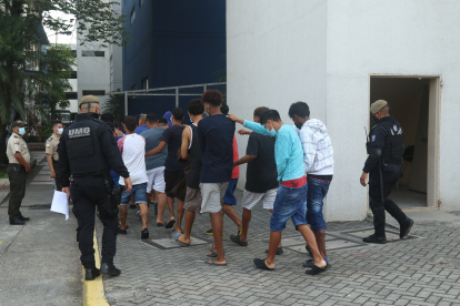 En algunos casos de delitos graves registrados en la ciudad son detenidos adolescentes involucrados en hechos violentos.