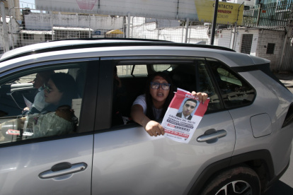 Prófugo. El 13 de septiembre, el teniente Germán Cáceres escapó, tras denunciar la desaparición de su esposa, María Belén Bernal.