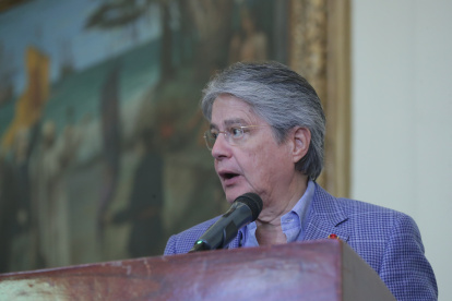 El presidente Guillermo Lasso.