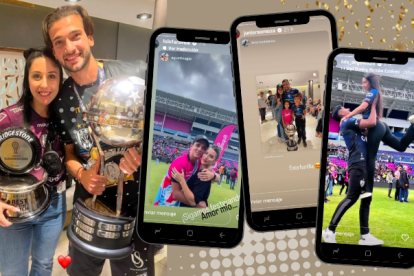 El amor huele en el aire y también en la cancha.