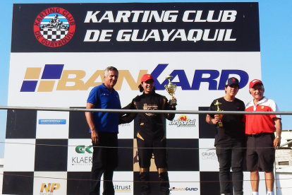 Andrés Gómez, con el título de la quinta válida del Provincial de Karting.