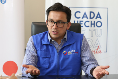 Data. Castillo refirió en entrevista con EXPRESO la importancia de la corresponsabilidad en la operación estadística.