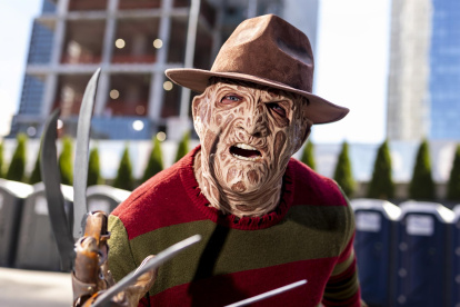 Inicio del Comic Con de Nueva York que se celebra en el Centro de Convenciones Jacob K. Javits .