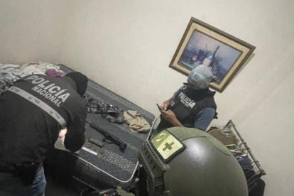 La policía incautó armas de fuego en el operativo ejecutado