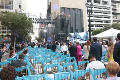 Horas previas al inicio del evento.