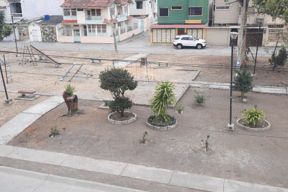 Los moradores señalan la falta de cuidados al parque Los Olmos