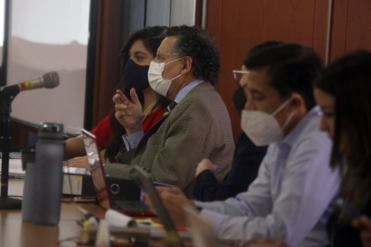 Diligencia. El excontralor Pablo Celi durante una de las audiencias en el juicio por delincuencia organizada.