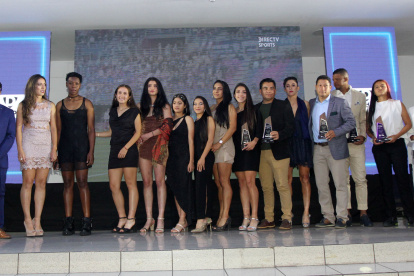 Todos los personajes galardonados el sábado pasado durante la gala.