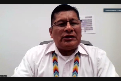 El asambleísta por Pachakutik, Celestino Chumpi, fue el proponente del proyecto aprobado.