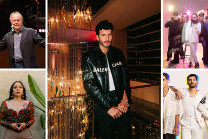 Sebastián Yatra, Moderatto, Joan Manuel Serrat, Reik y Carla Morrison.