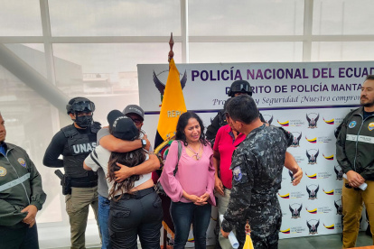 Edwin Noguera, comandante de la Policía Nacional en Manabí, informó que a mujer había sido secuestrada el 21 de septiembre en La Pila.