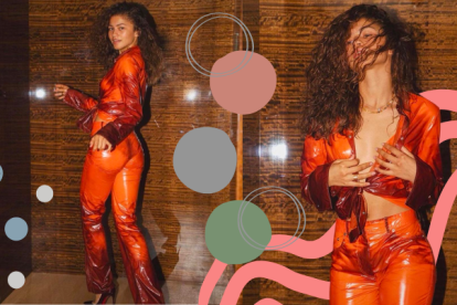 Zendaya utilizando Ferragamo