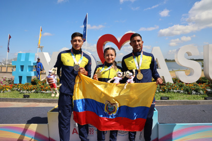 Hurtado, Morejón y Pintado, medallistas y plusmarquistas de los 10 km.