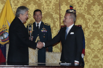 Evento. Andrés Seminario Valenzuela (58) fue posesionado como secretario de Comunicación en Carondelet.