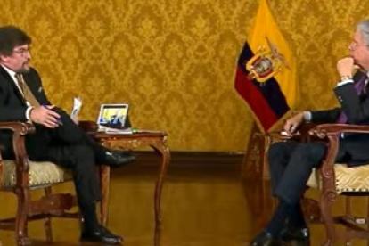 El presidente de la República ofreció una entrevista en el programa Vera a su manera