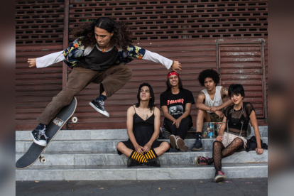 Integrantes de Lengua Mocha.