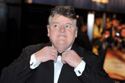 El actor británico Robbie Coltrane llega al 52nd Times BFI London Film Festival en Londres, Gran Bretaña, el 29 de octubre de 2008.