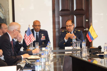 Gabriel García Urbina, Comandante General FAE recibió la visita del Gral. Charles Brown, Comandante General de la Fuerza Aérea de Estados Unidos